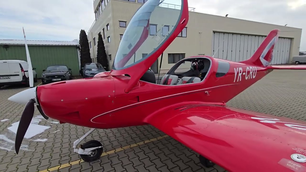 Aerodromul Strejnicu - Zbor de Agrement cu Avionul cu Sport Cruiser PS28, YR CRU 