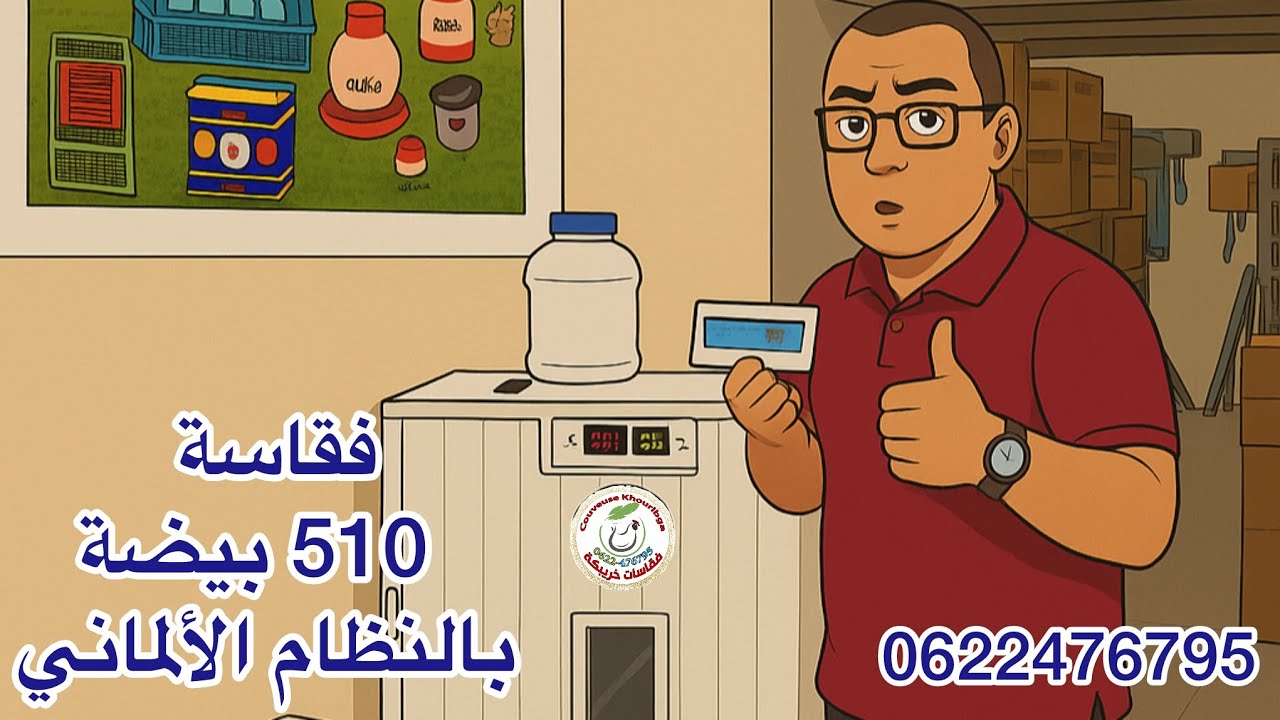 فقاسة 510 بيضات بالنظام الألماني