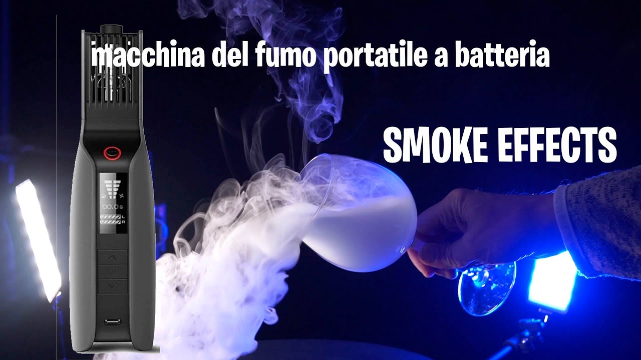 Macchina del fumo portatile a batteria SMOKEGENIE