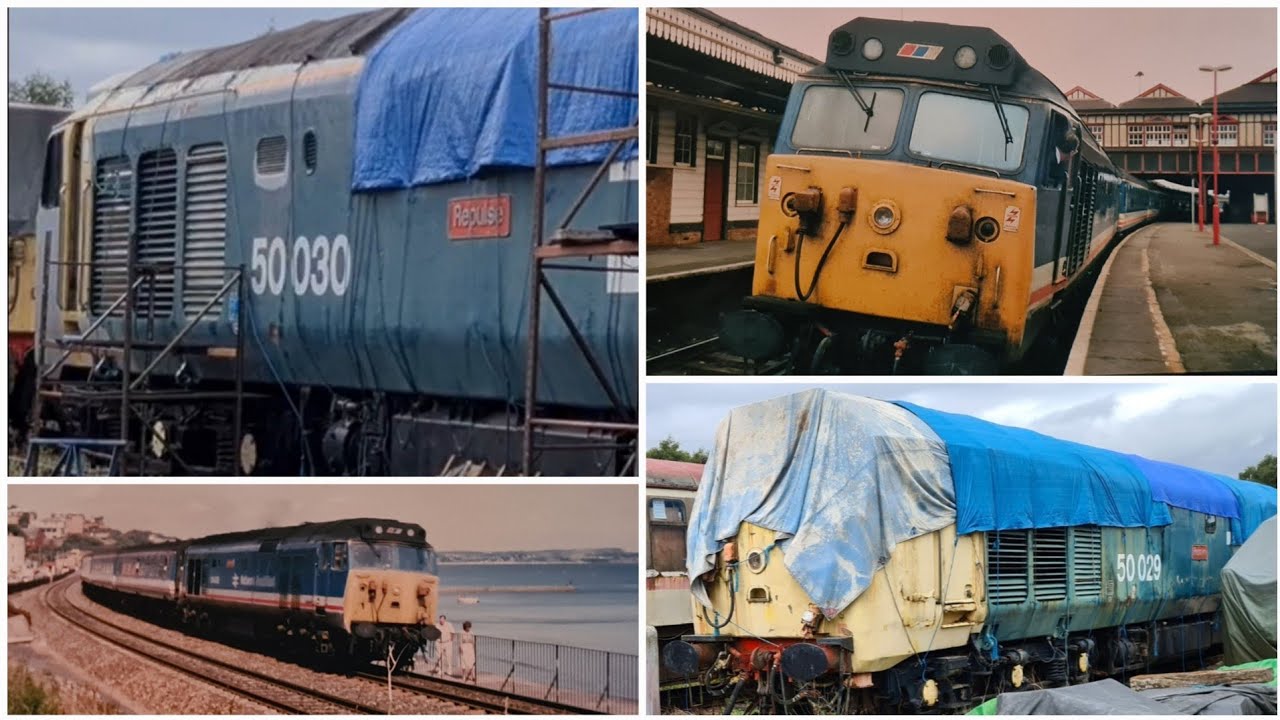 Class 50 restoration continues: New video of 50029, 50030 & 50037's cab