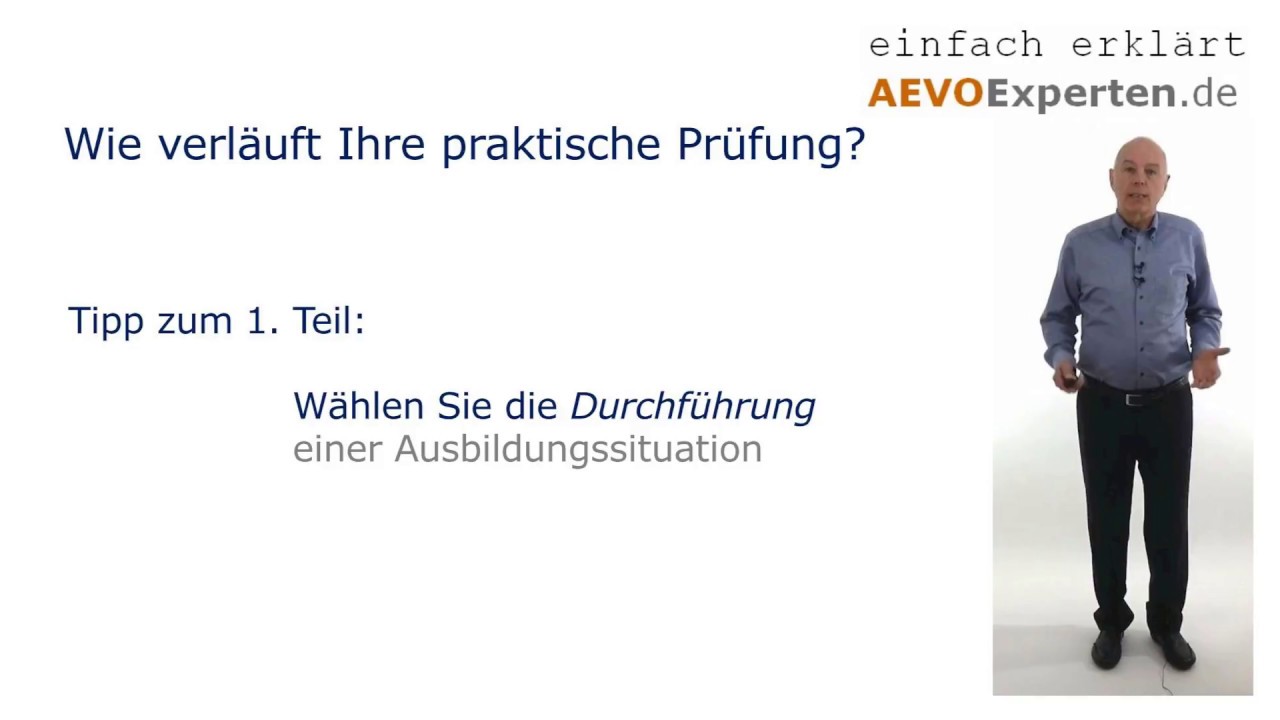 Ausbilderschein IHK: Praktische AEVO-Prüfung - wie verläuft sie? Video