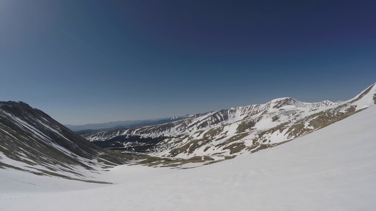 Splitboarding Mt. Sherman Colorado 14er South Slope Climbing