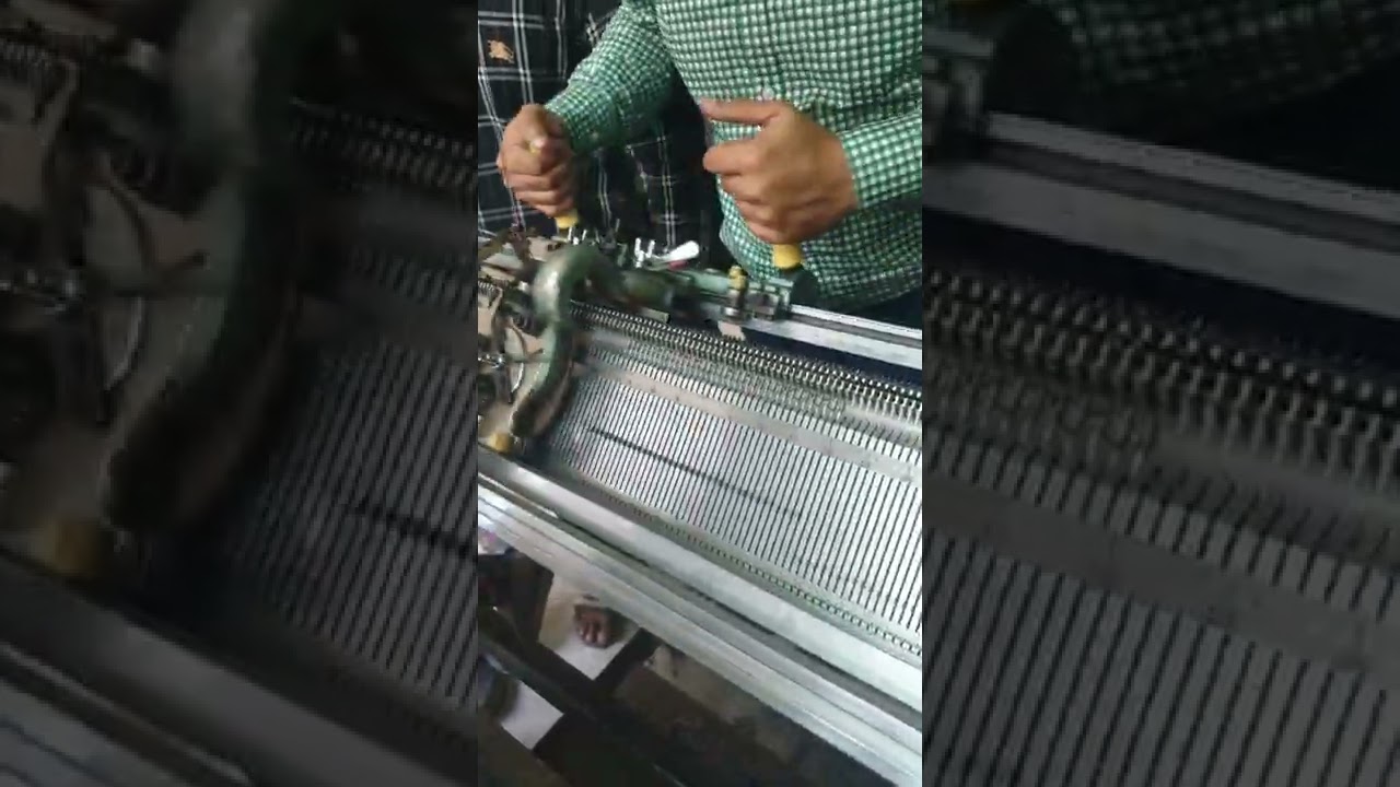 V bed flat knitting machine(manual) 5
