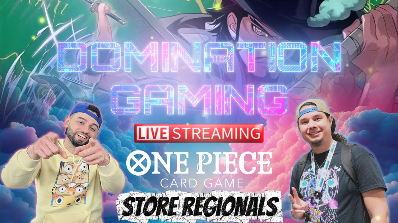 Domination Gaming is live! Guildhall OP-12 one piece store regional tournament 🤙🏻🔥🔥