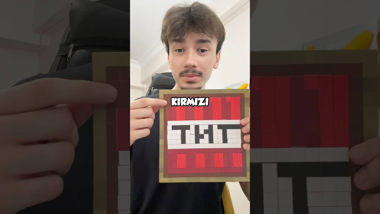 GERÇEK HAYATTA MİNECRAFT RESMİ YAPTIM! 