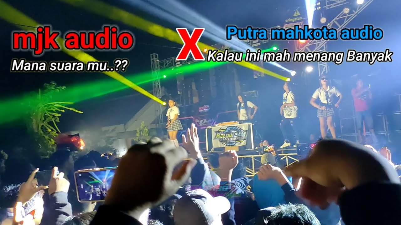 PUTRA MAHKOTA AUDIO VS MJK AUDIO LIVE DJ TANTI bikin lupa yang lain