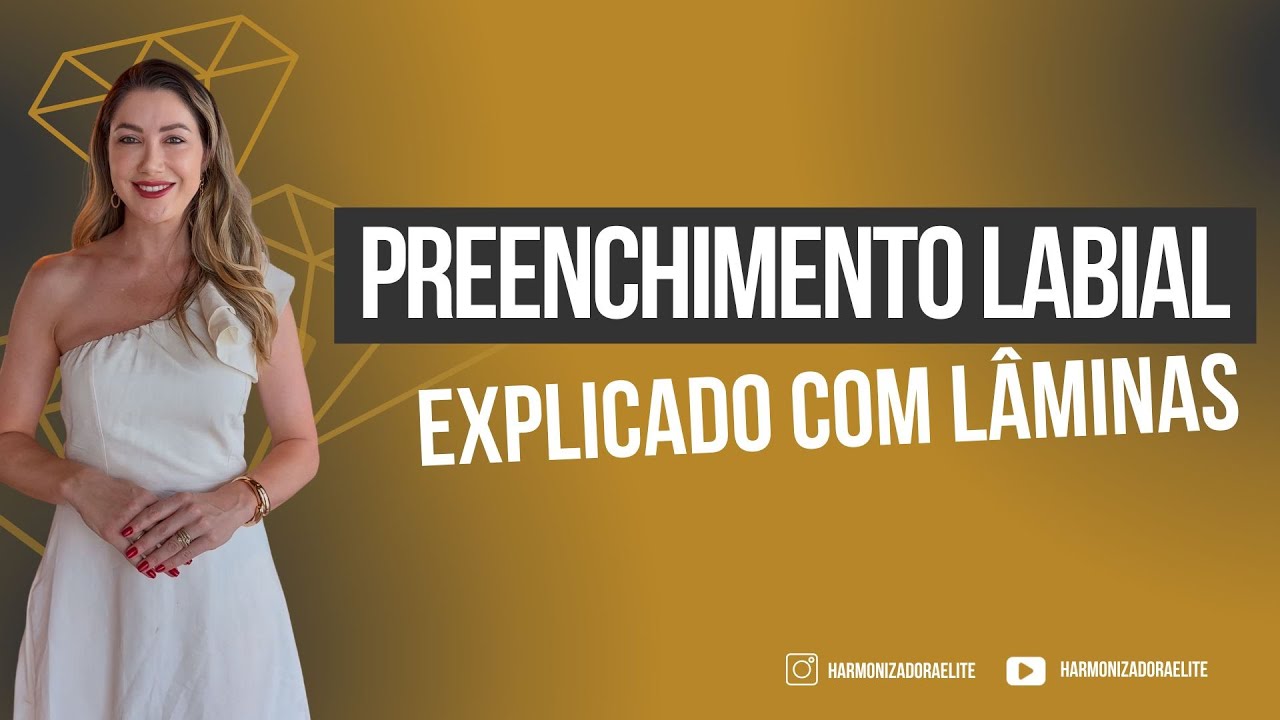Preenchimento labial explicado com lâminas