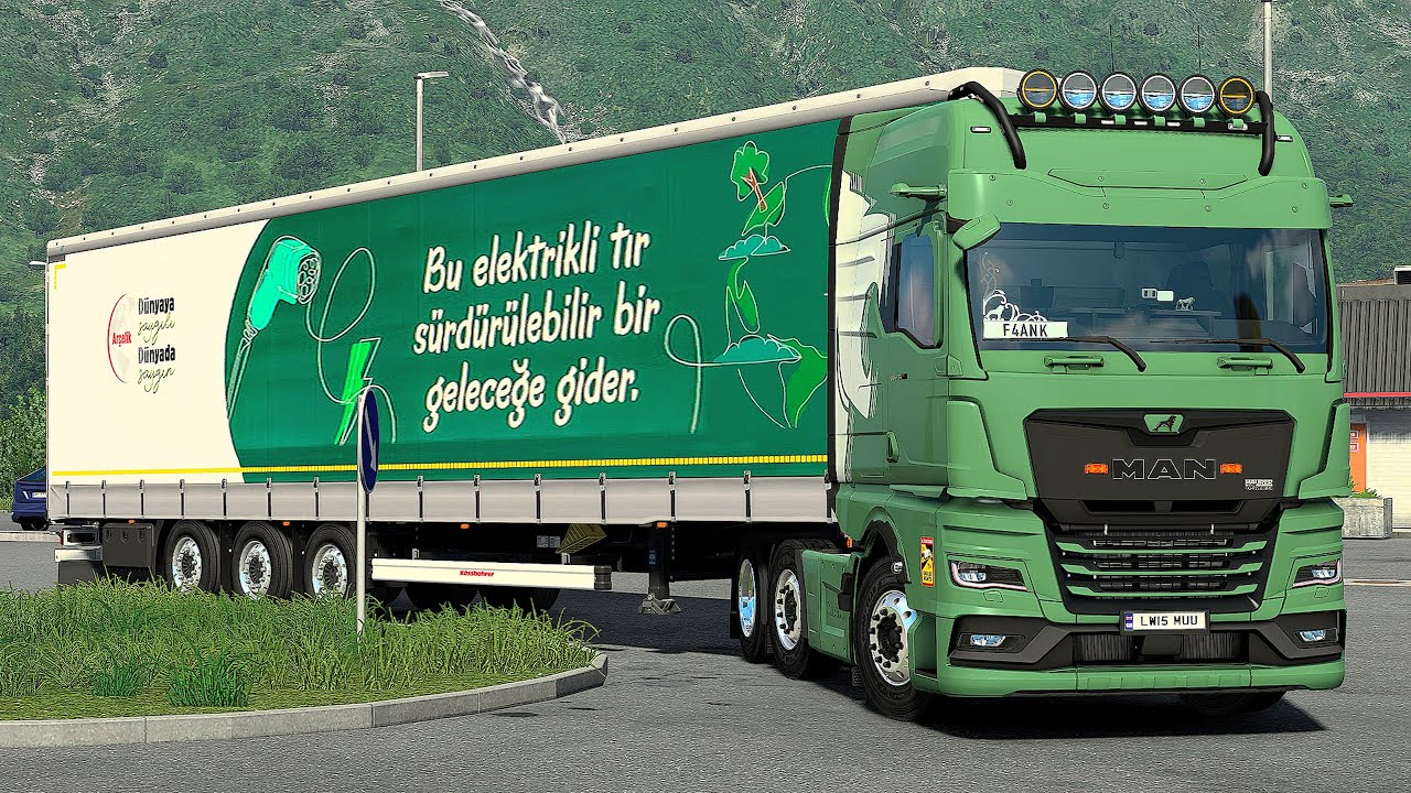 MAN TGX 2020 Scenic Cargo Drive 🚛 | Beautiful Nordic Roads | ETS2 Nordic Horizons DLC