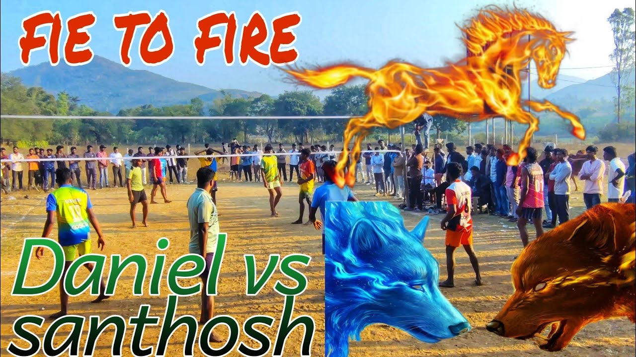 Rudi santhosh vs araku daniel Volleyball tournaments guda
