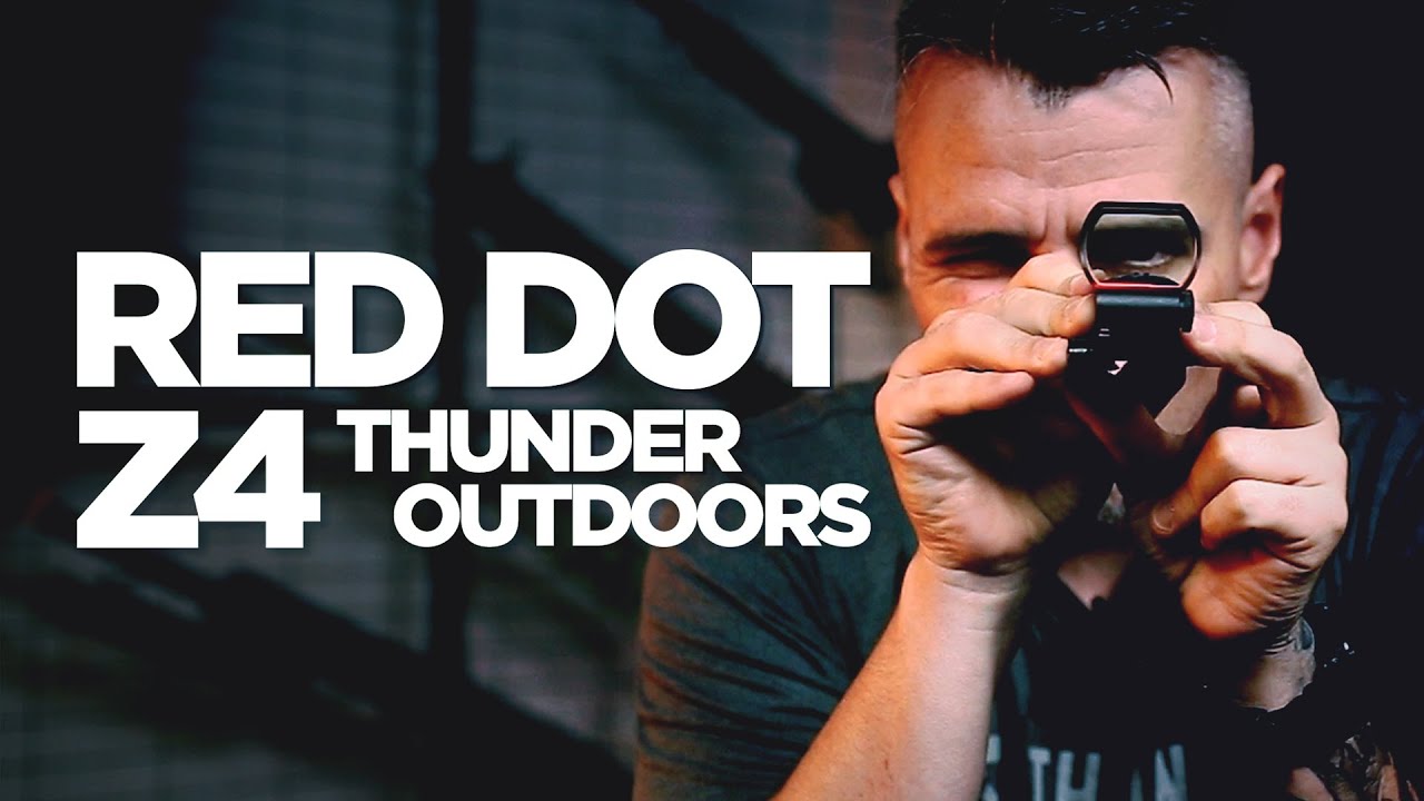 Red Dot Z4 Thunder Outdoors Para Carabinas de Pressão, Armas de Fogo e Airsoft