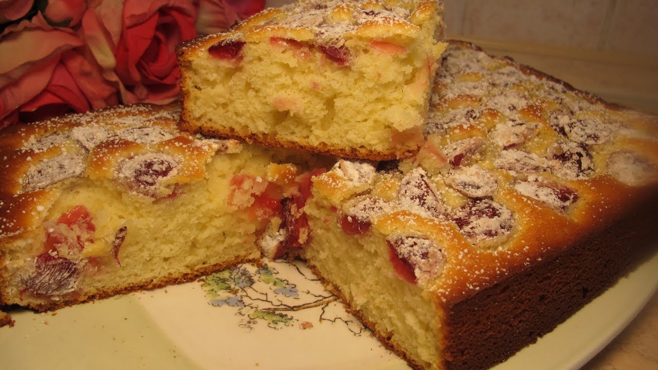 Невероятно вкусен сладкиш с череши