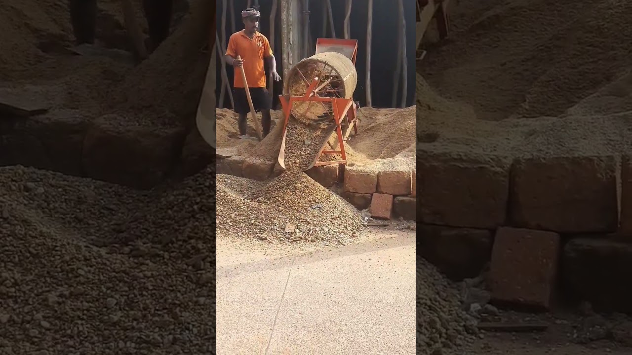 Mechanised sieving machine