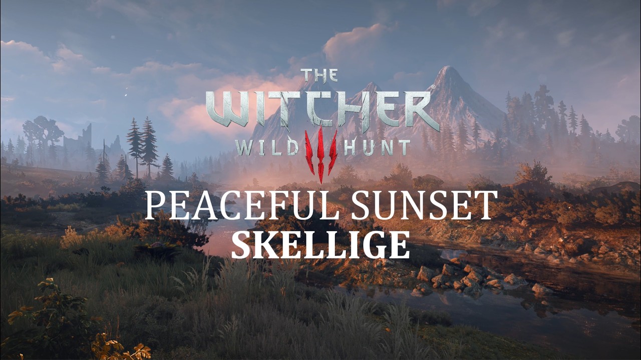Witcher 3 - Skellige - Peaceful Sunset - Music & Ambience