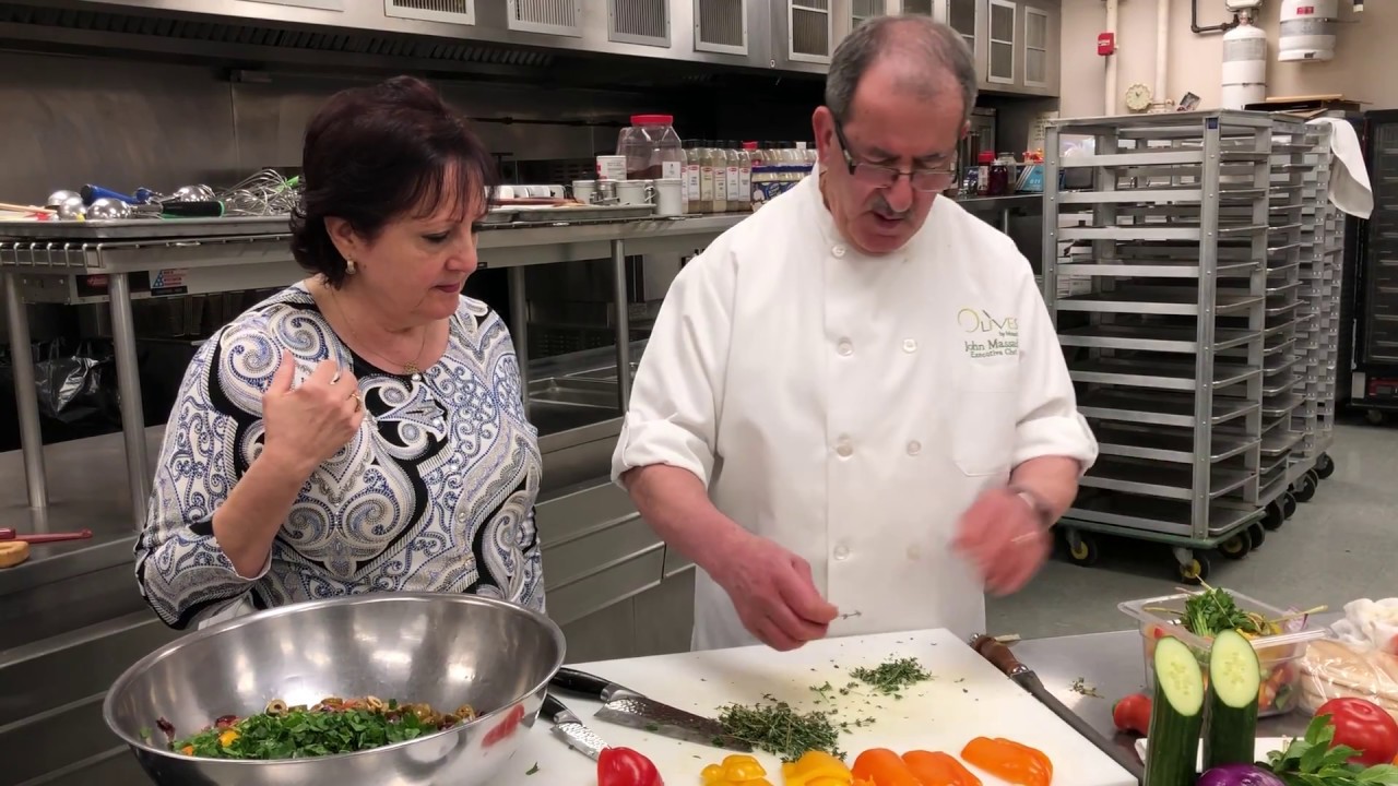 Chef John Massad and Najwa - Fattoush Salad