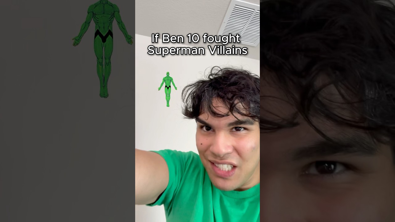 If Ben 10 fought Superman Villains #ben10 #superman #comics #dc