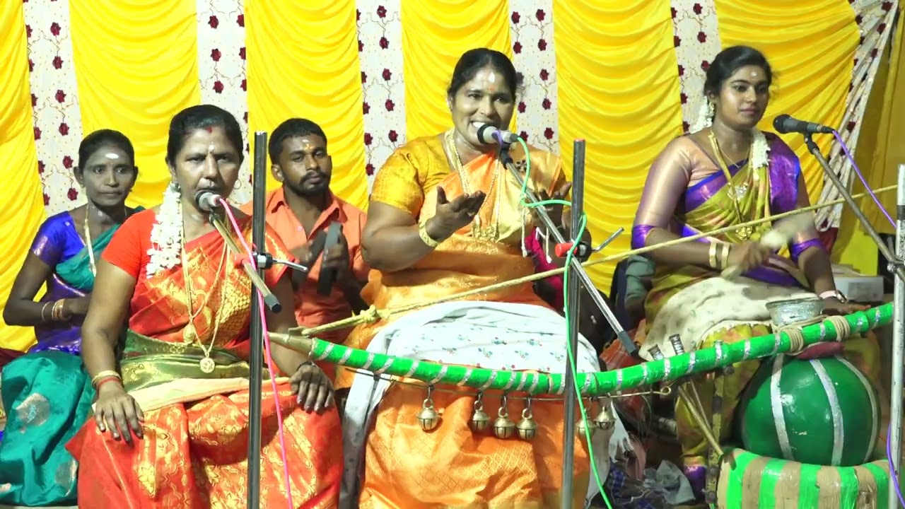 நாகர்கோயில் குளியூர்முத்தாரம்மன் திருவிழாவில் நம்ம ராஜலட்சுமியினஅக்காவின் வில்லிசை #villupattu part1