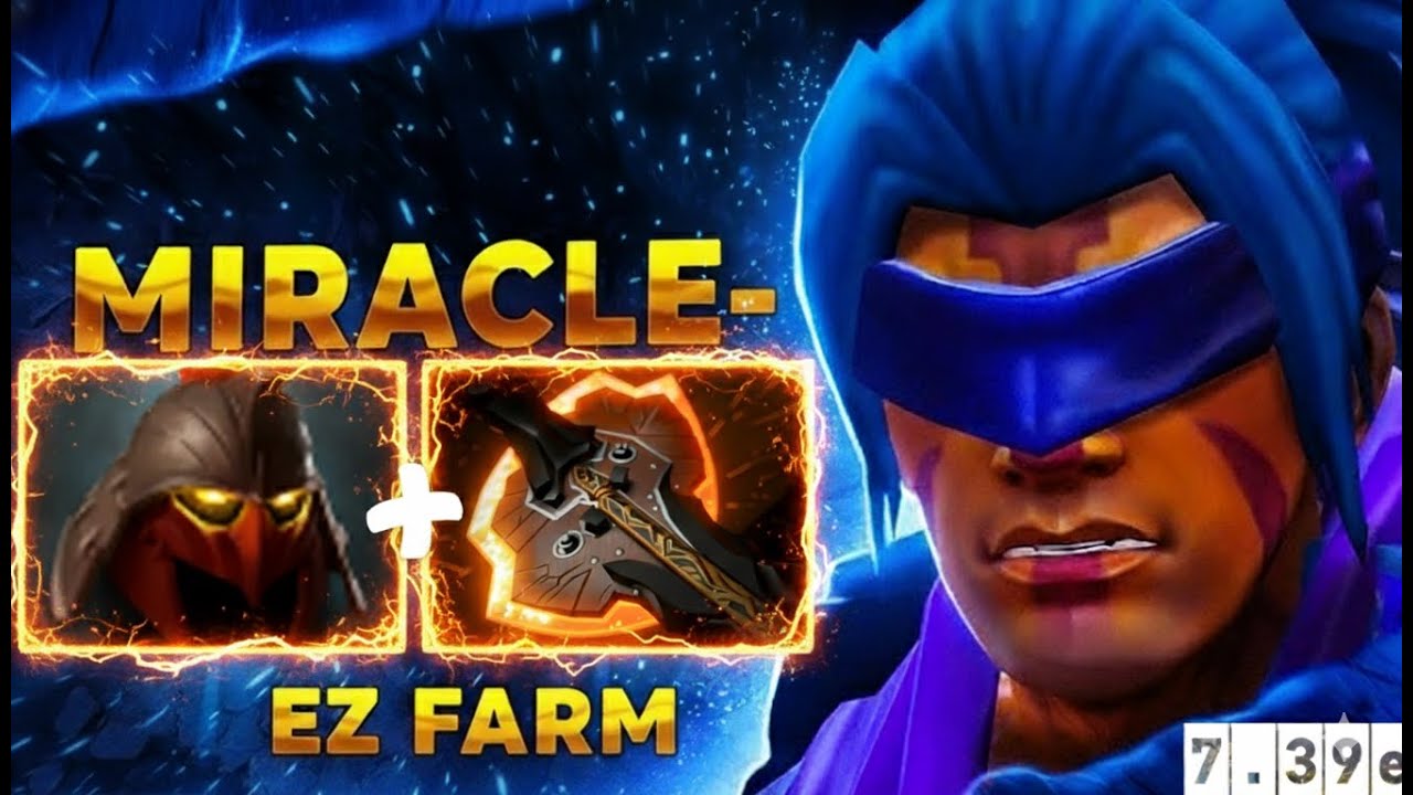 MIRACLE- ANTI-MAGE &mdash; Dominator + Fury = EZ FARM MODE! 💸💥 [Dota 2 7.39e]