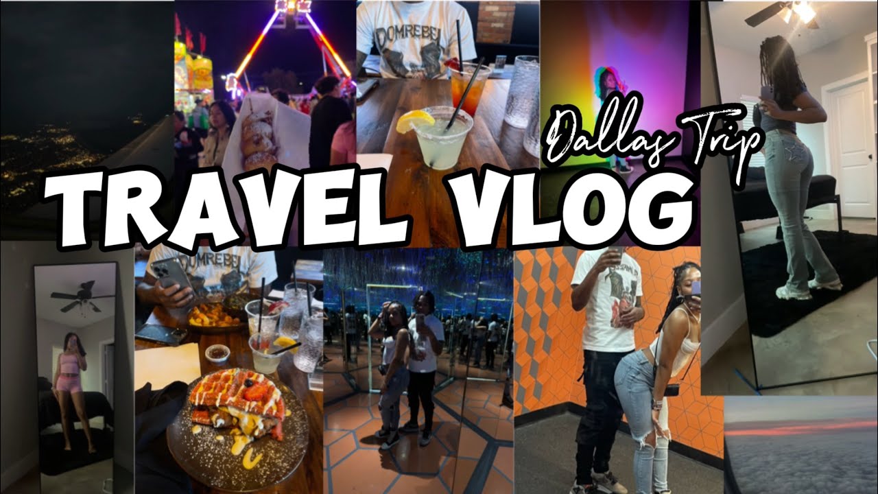 Travel Vlog| brunch, illusion museum, state fair w/bae