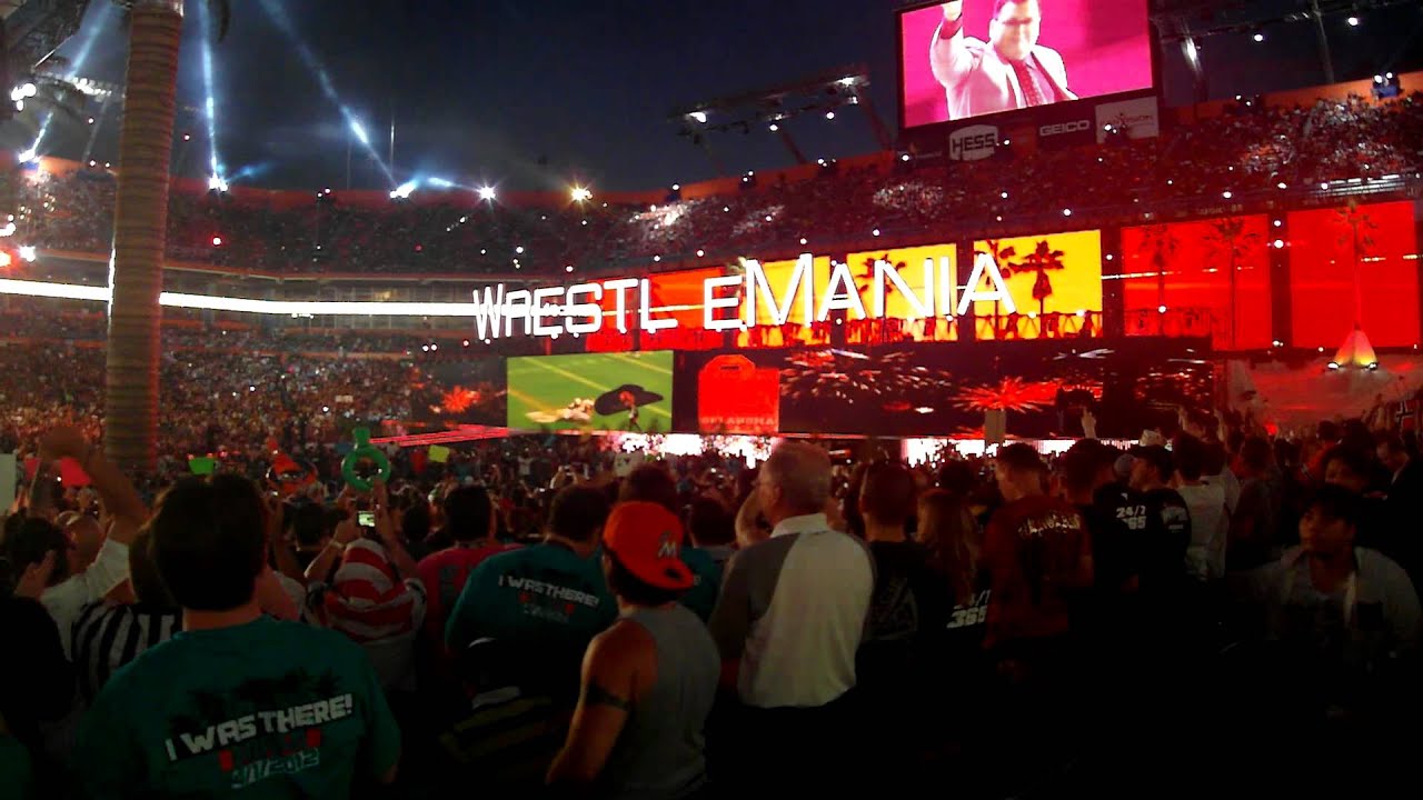 Wrestlemania 28 - Good old JR Entrance - 04/01/12