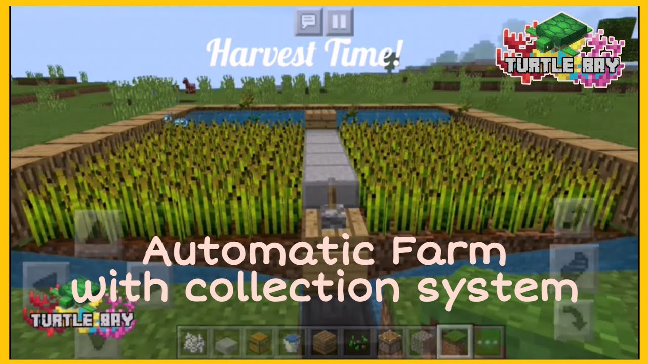 How to build an Automatic wheat/carrot/potato farm