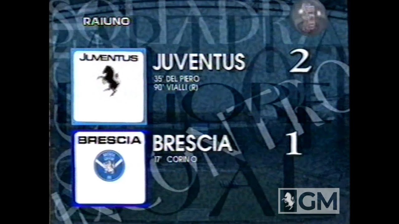 Juventus - Brescia 2-1 (29.01.1995) 1a Ritorno Serie A.