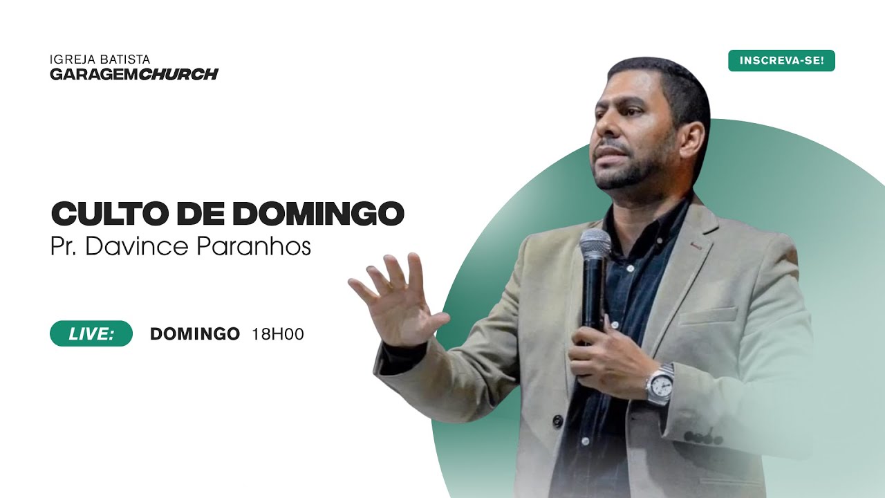 Culto de Domingo | Pr. Davince Paranhos