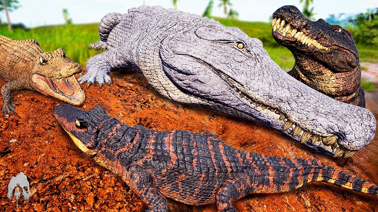 The Isle - Familia Deinosuchus Predador! Cuidando Dos Filhote, Bando De Carnotauro Perigoso? PT/BR