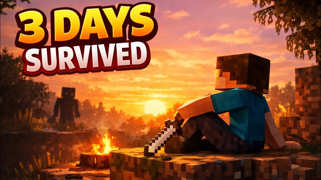 I Survived 3 Days in Minecraft Hardcore
