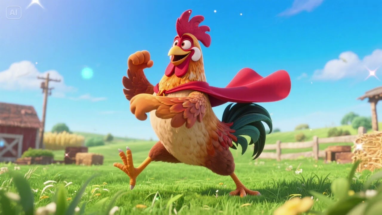 Rooster Hero of the Coop 🐓🏡 | A Silly Farm Adventure Song