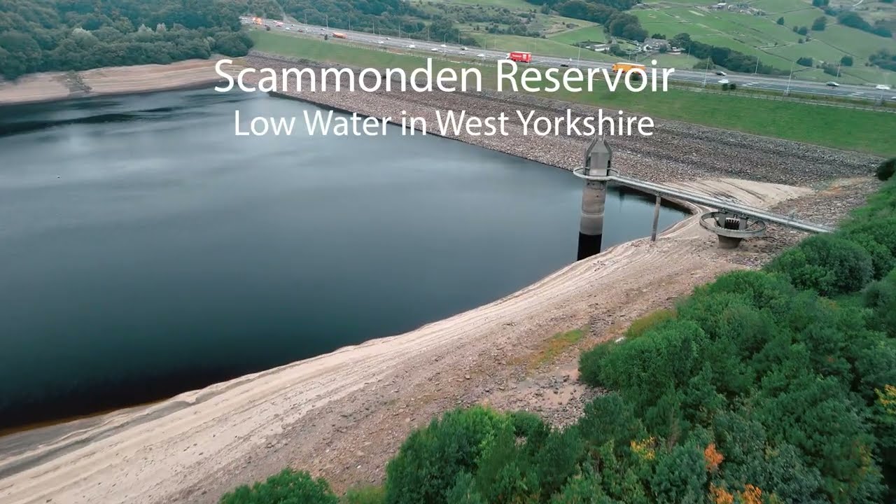 Scammonden Reservoir From the Air