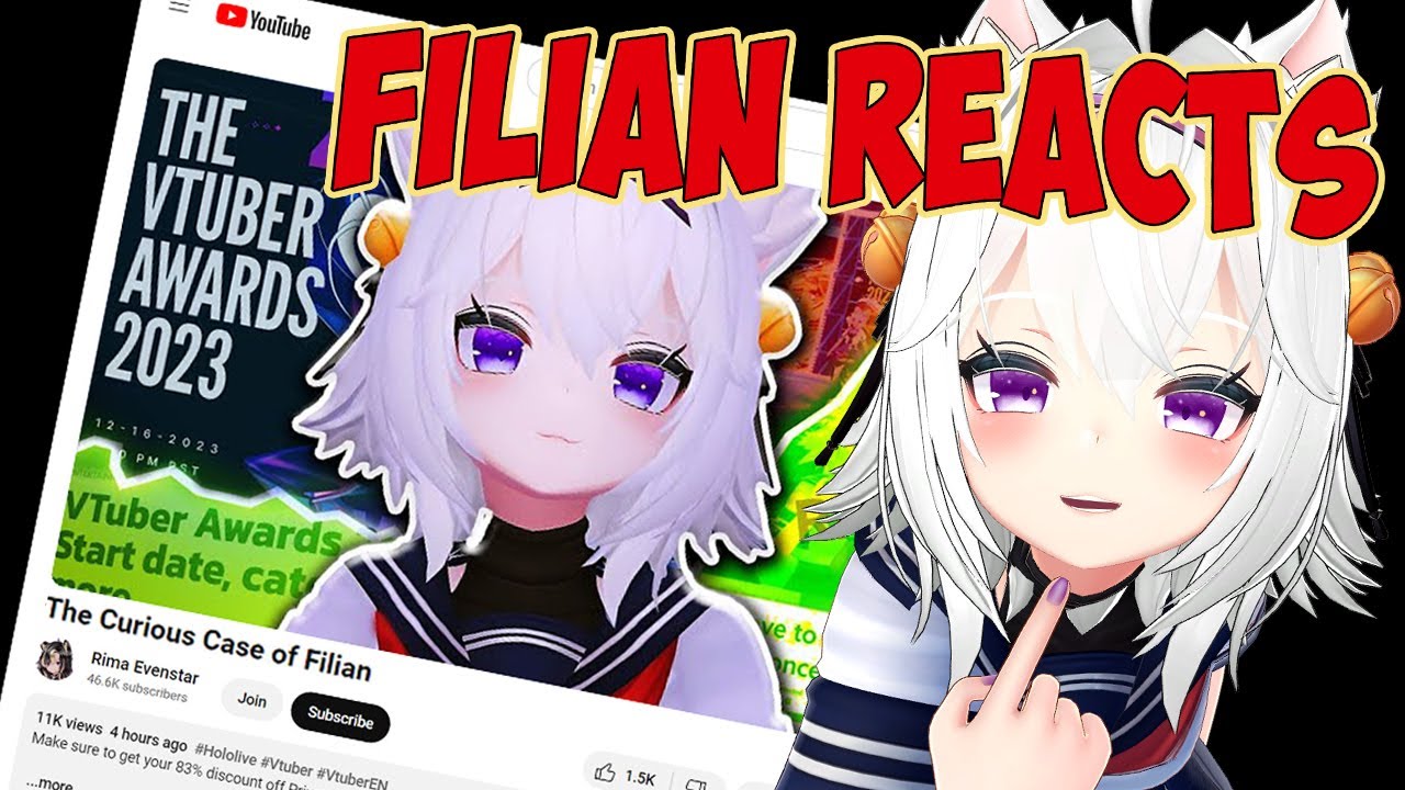 Filian Reacts to Her Feature by Rima Evenstar