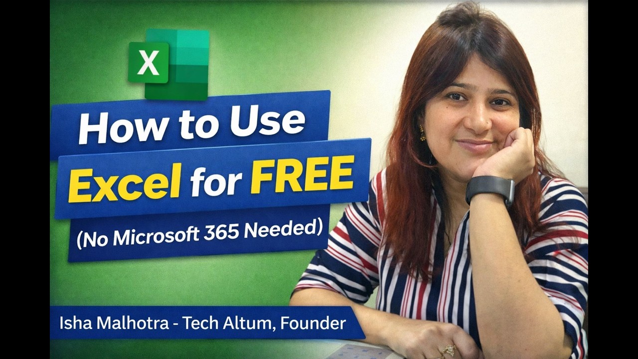 How to Use Excel for FREE (No Microsoft 365 Needed) | Don’t Buy Excel Until You Watch This!
