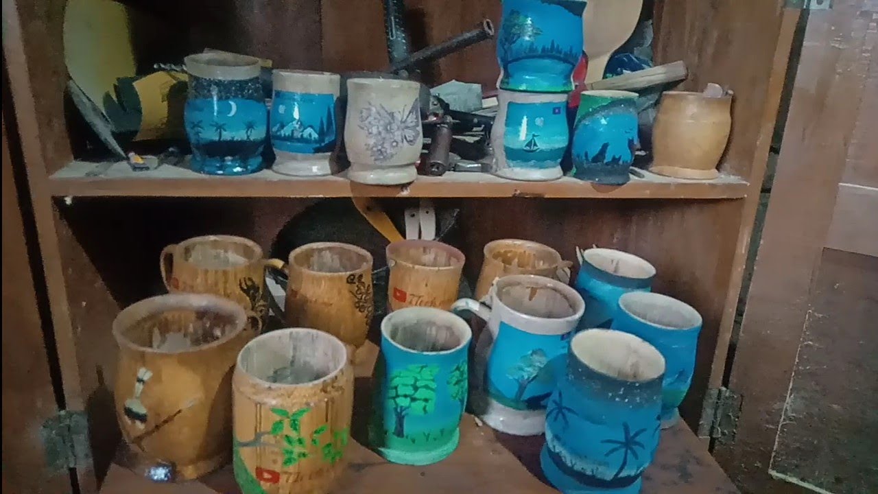 Bamboo cups with splendid designs|| Enjoy watching