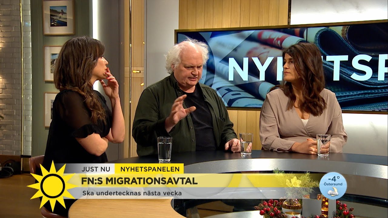 Rykande heta känslor i nyhetspanelen - Nyhetsmorgon (TV4)