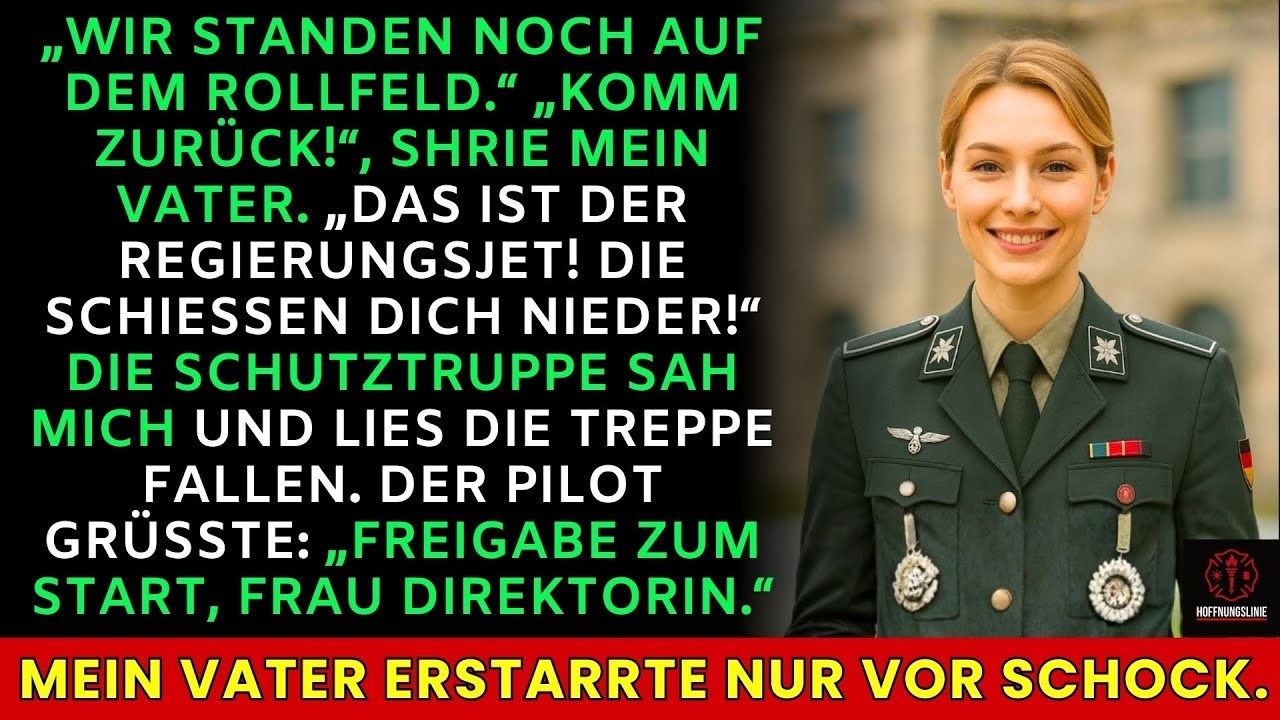 „Das ist die Regierungsmaschine! Sie schießen dich ab!“ rief Papa – doch dann kamen die Treppen