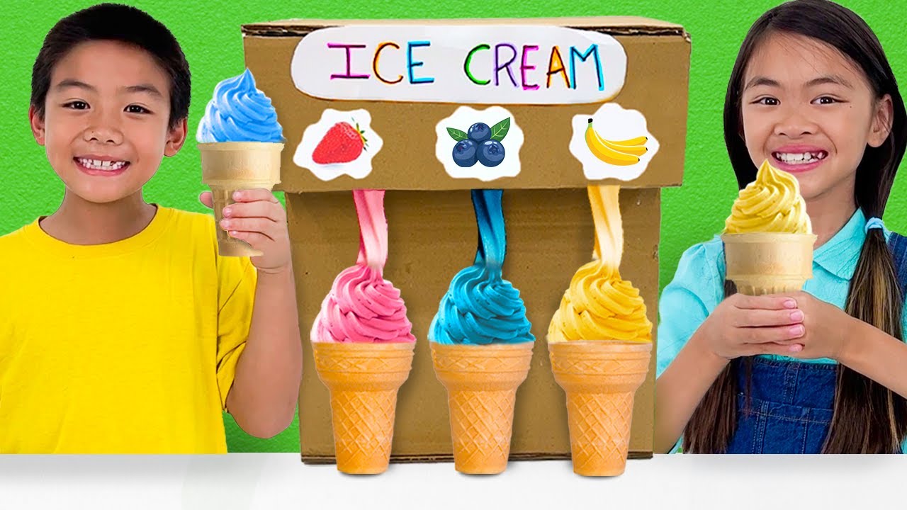 Wendy Charlotte and Eric Helping Others to Get Ice Cream