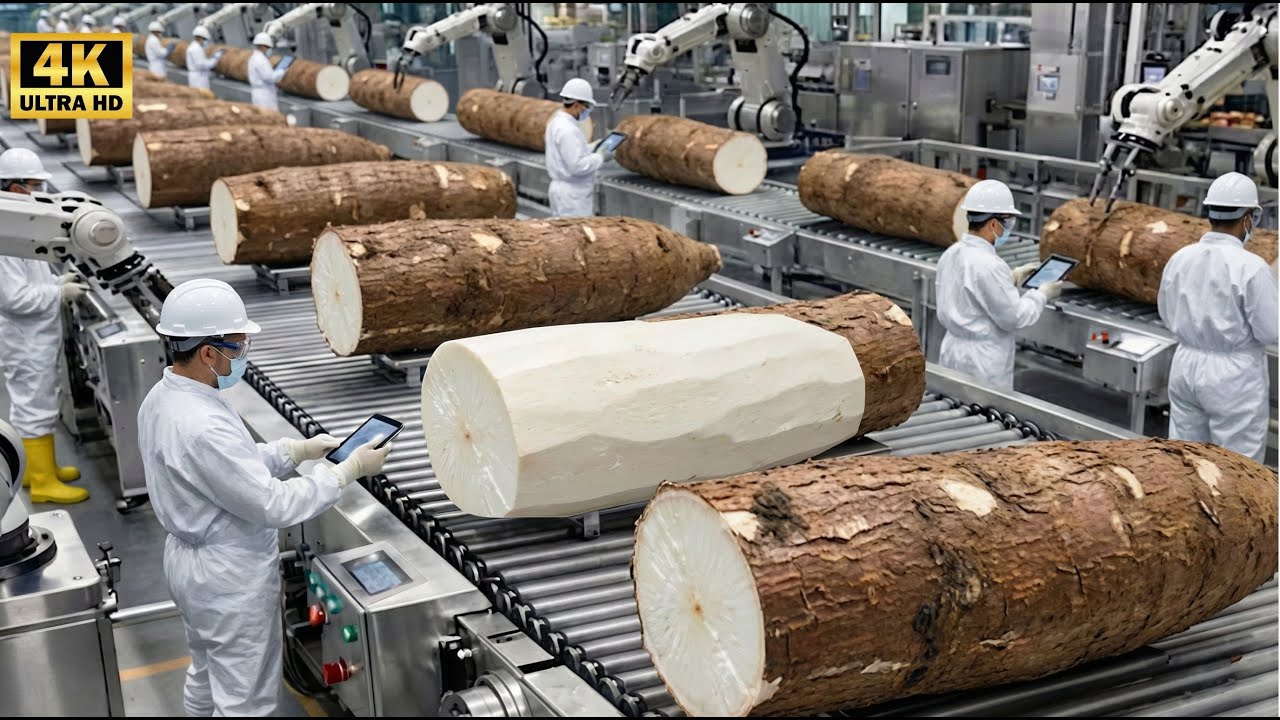 Inside the 1,000,000 LB Cassava Plant – The HYPNOTIC Washing of Modern Silky Starch Production