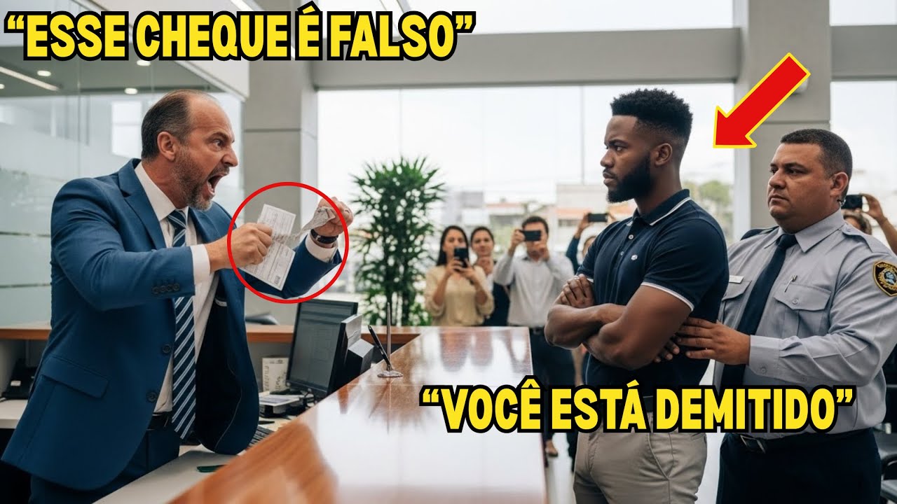 Gerente Bancário Rasga Cheque de Homem Negro — Depois Descobre Que Ele Era Filho do Dono do Banco