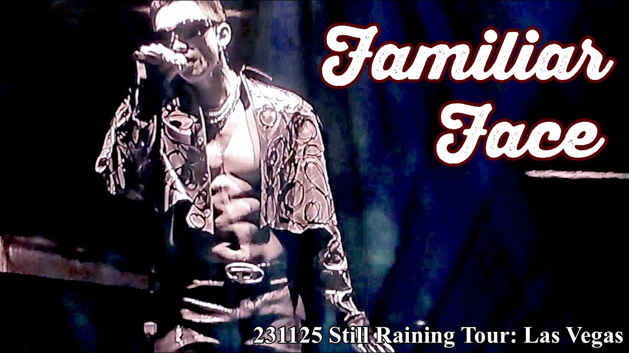 [8K FanCam] 비(Rain/ 정지훈) -지운 얼굴 (Familiar Face)｜231125 Still Raining Tour: Las Vegas