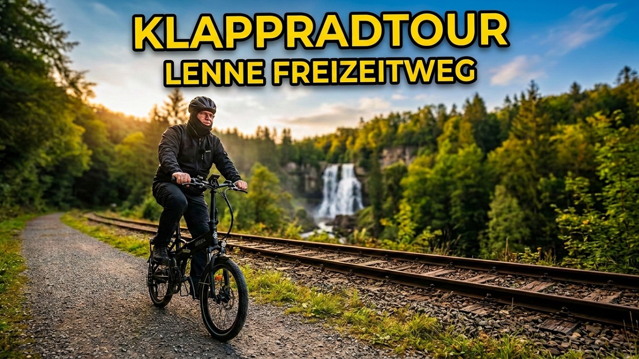 Lennefreizeitweg mit dem Klapprad