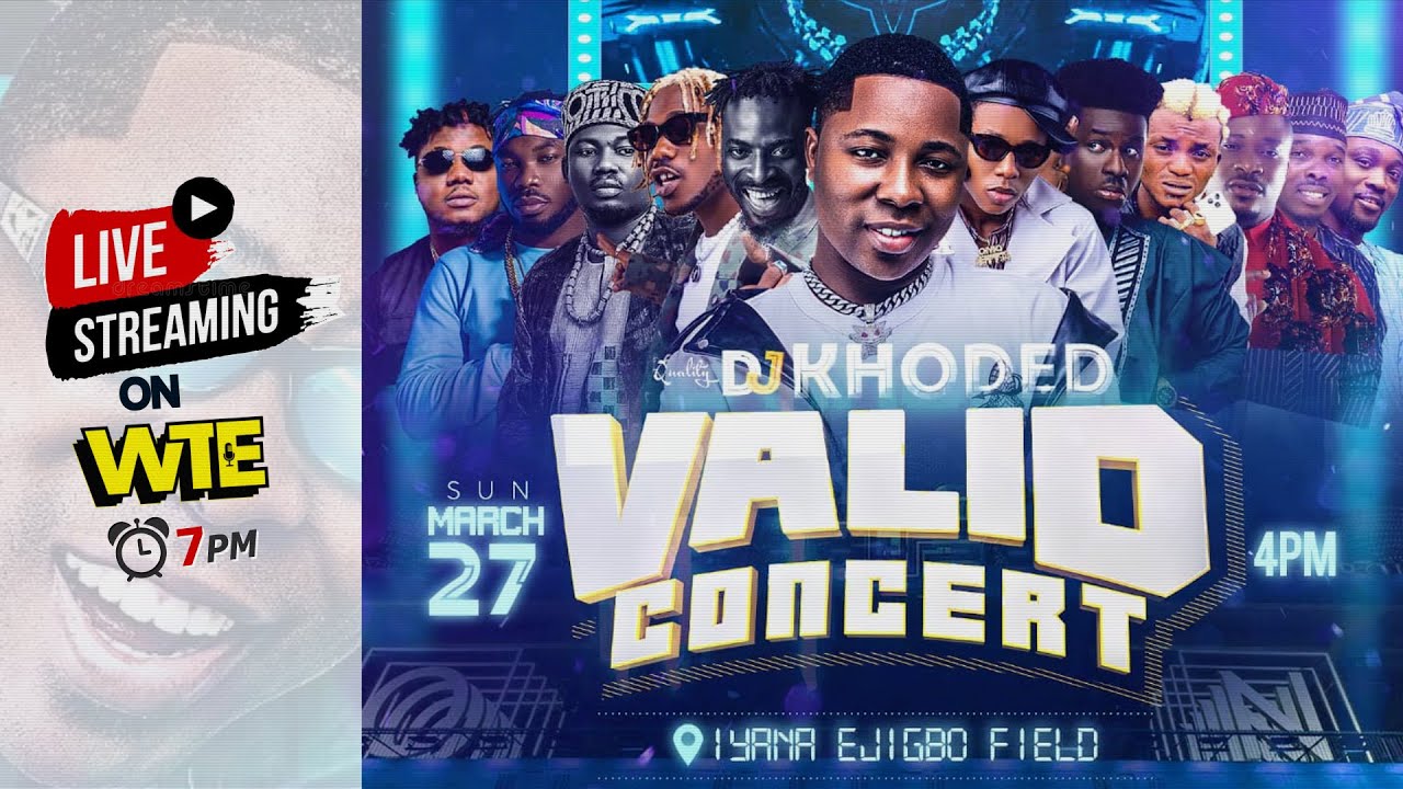 Live: Dj Khoded Valid Concert | Performing: Portable, Q dot, CDQ, Pasuma, Kenny Blaq, 9ice...