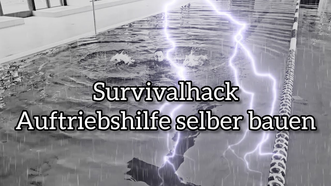 Auftriebshilfe in schwierigen Situationen (Survivalhack)