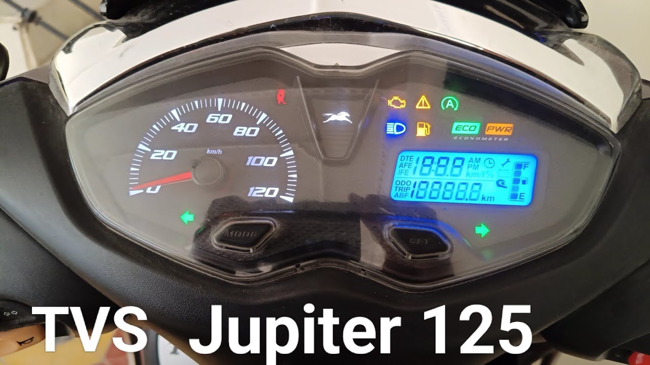 TVS Jupiter 125 Instrument Cluster or Speedometer review & useful features | 2022 Latest Model
