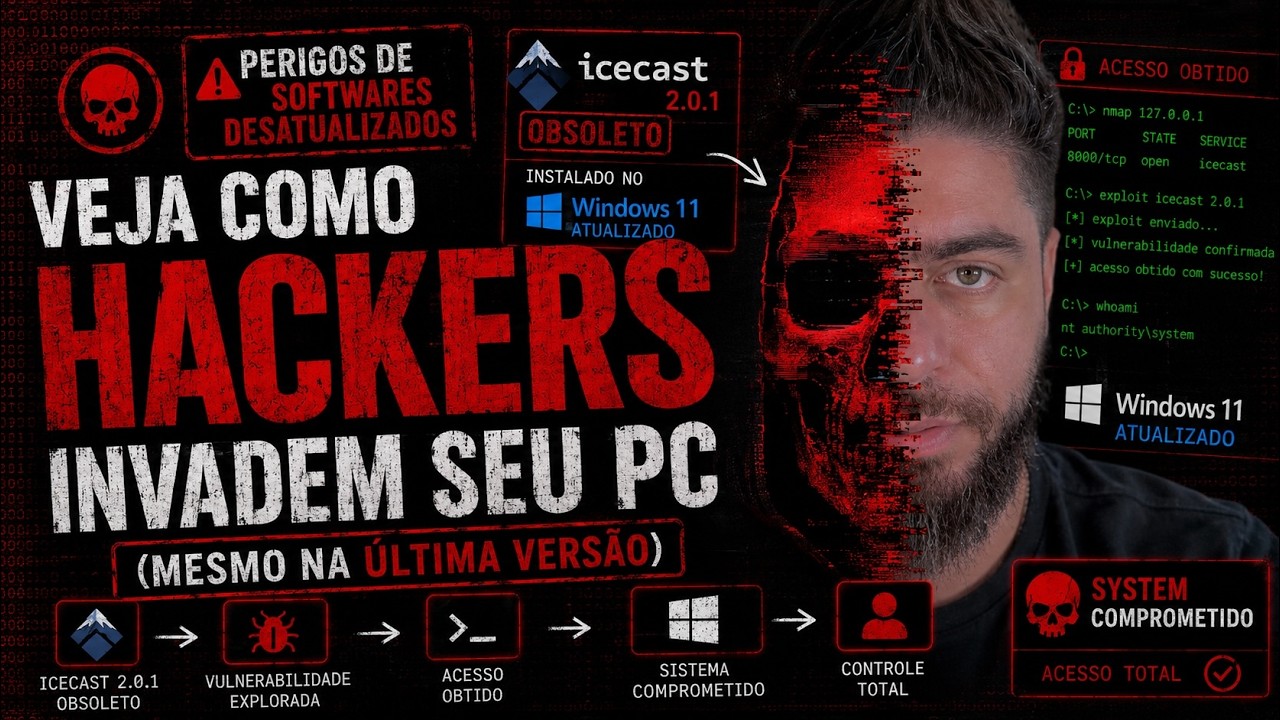 Veja como HACKERS invadem seu PC (MESMO NA ÚLTIMA VERSÃO)