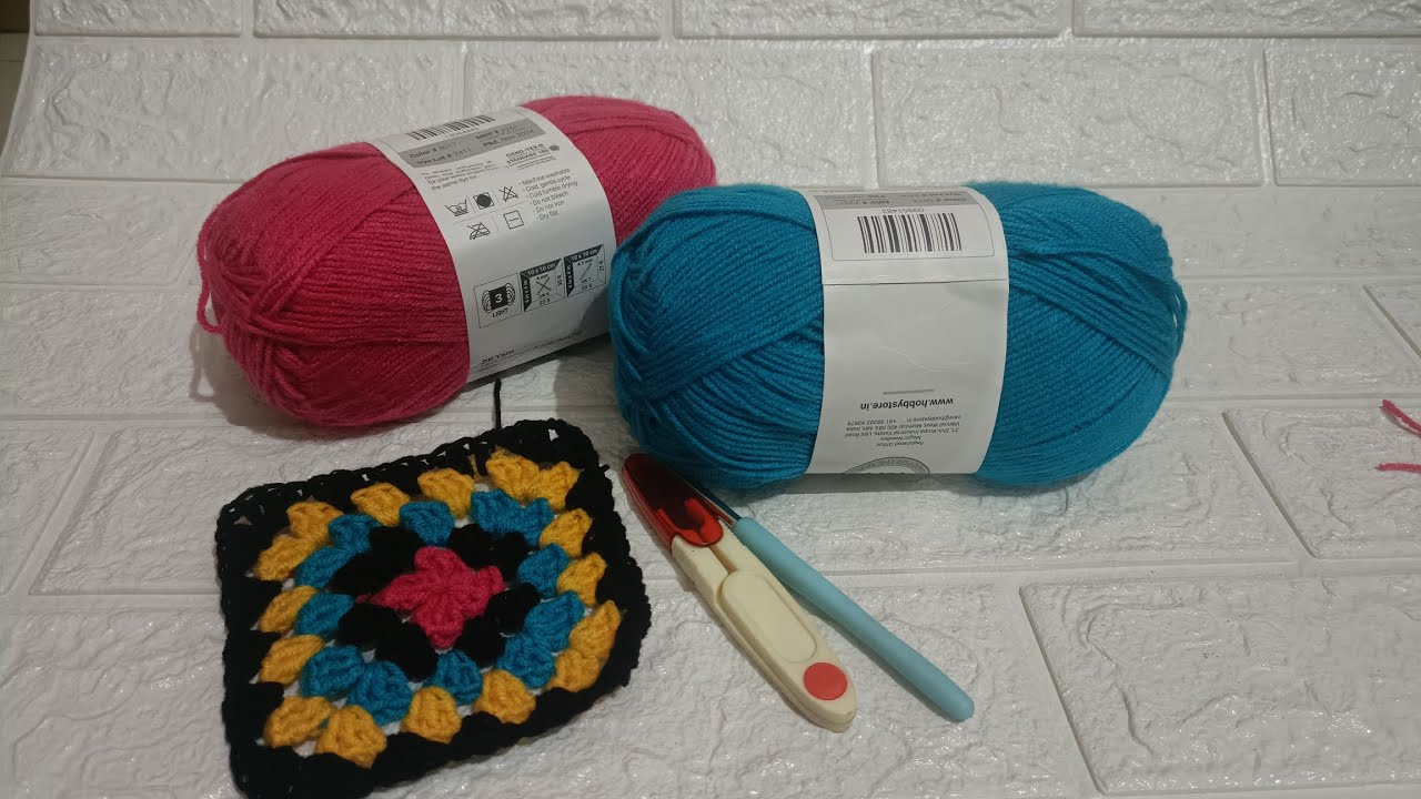 Let's crochet GRANNY SQUARE with me