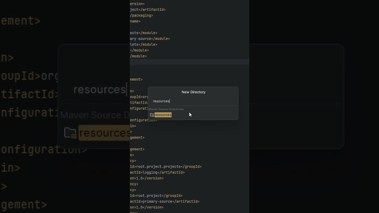 Mark a folder as resources root in IntelliJ Idea