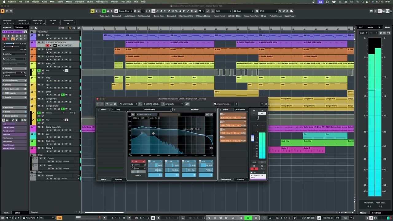 BAILAR Trap Club Banger Cubase Template