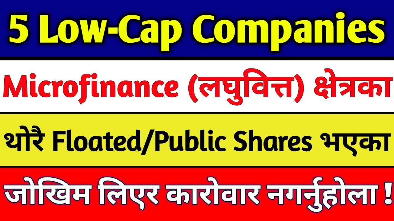 Top 5 Low Cap Microfinance Stocks in Nepse 2025 #lowcap