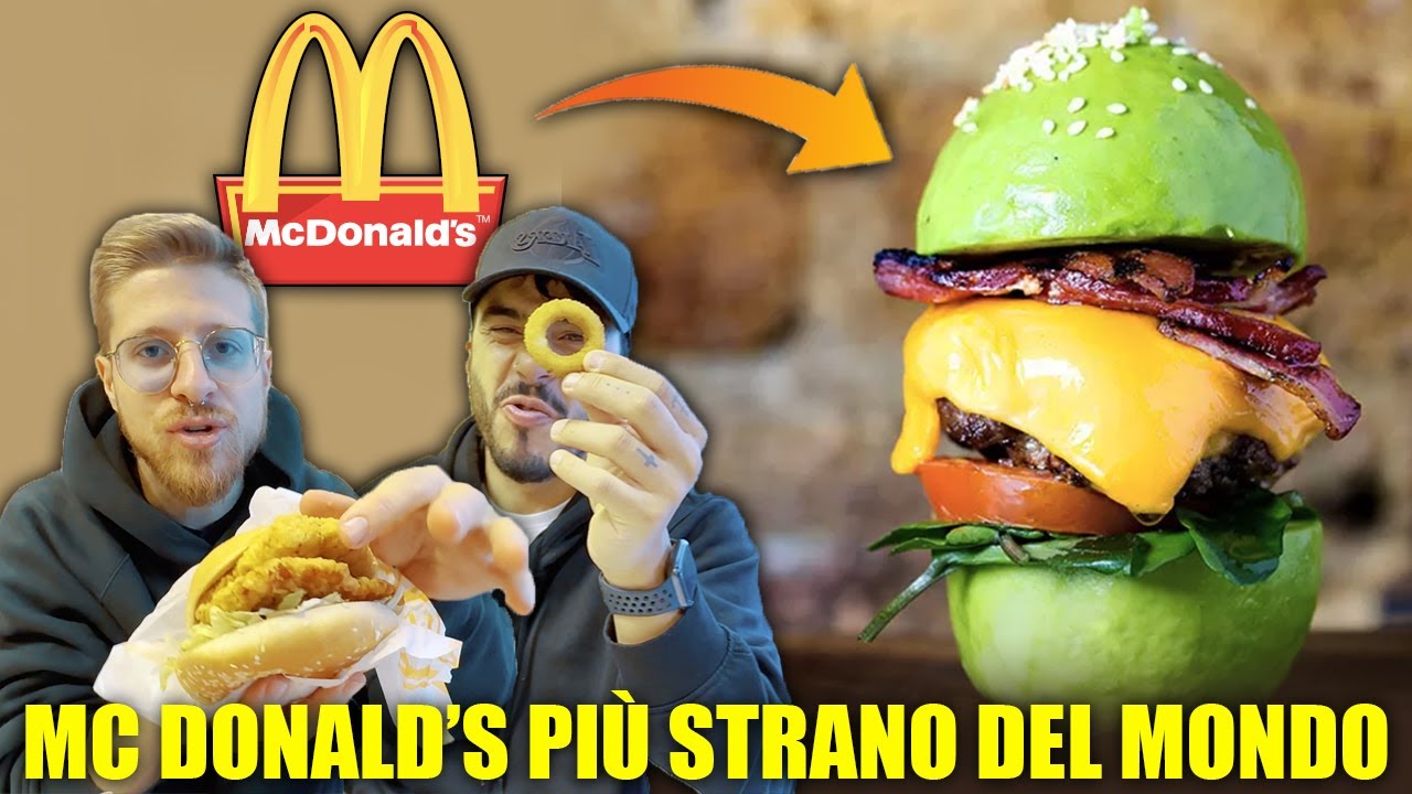 PROVIAMO IL MC DONALD'S PIÙ STRANO DEL MONDO - NON ABBIAMO MAI VISTO QUESTI PANINI IN VITA NOSTRA!