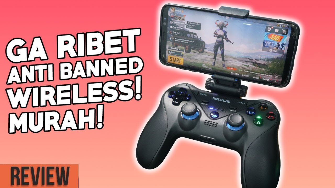 Gamepad Controller buat Player Mobile ANTI BANNED😎! - Review Rexus Gladius GX200
